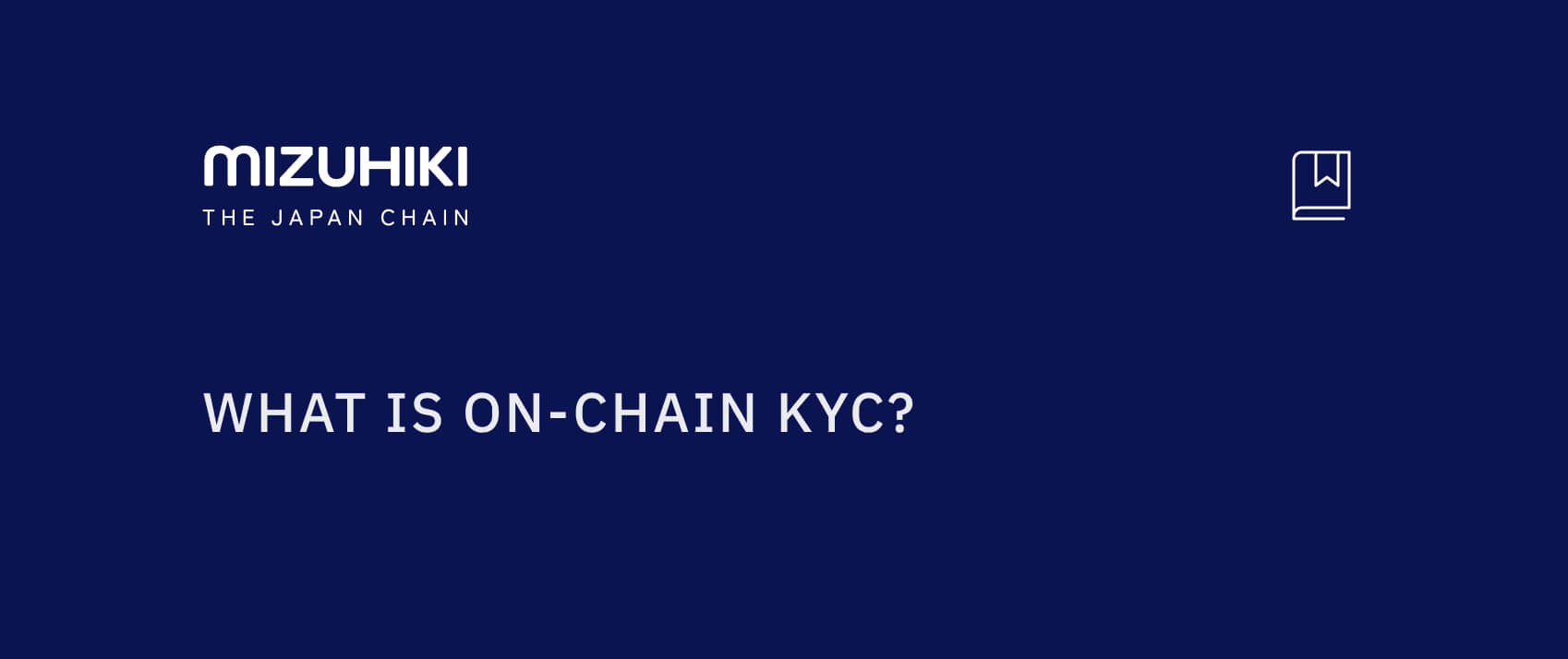 The OnChain KYC Standard