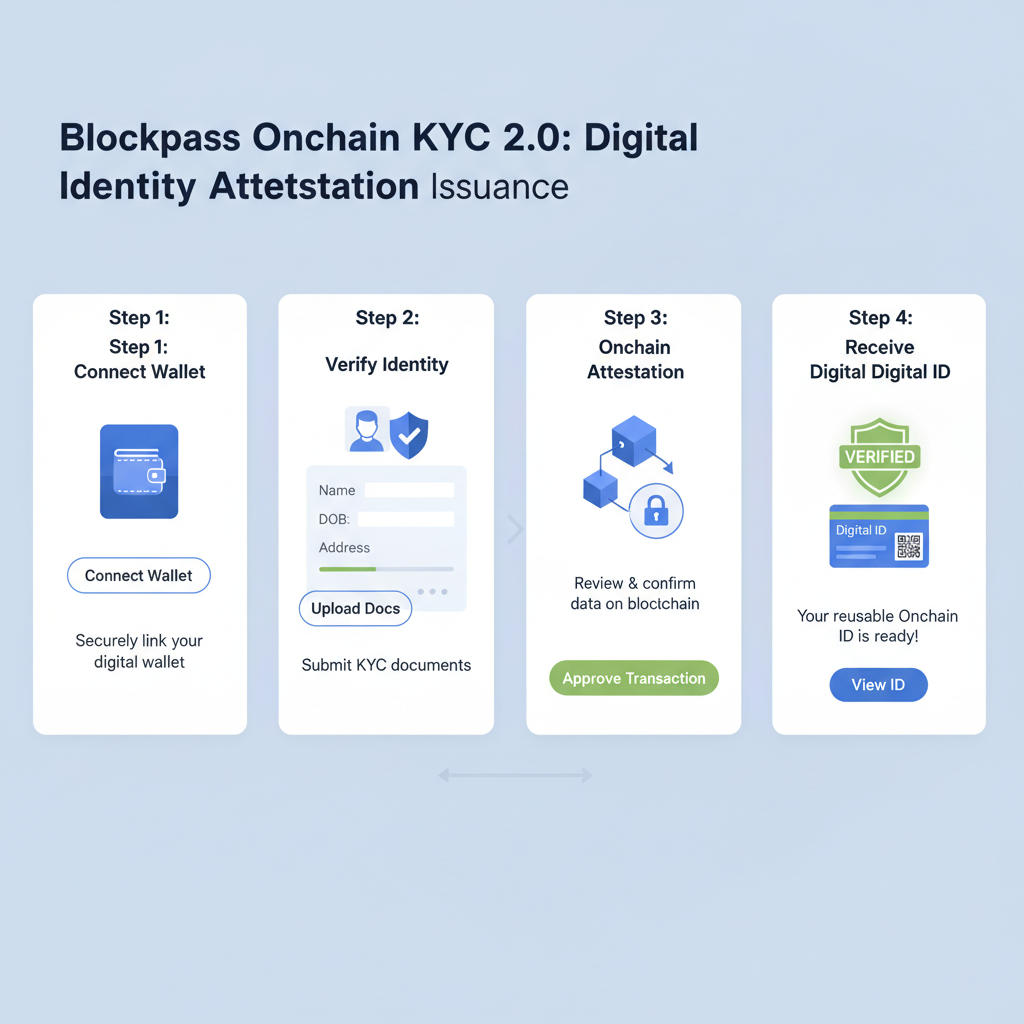 blockpass onchain KYC 2.0 digital identity attestation issuance interface