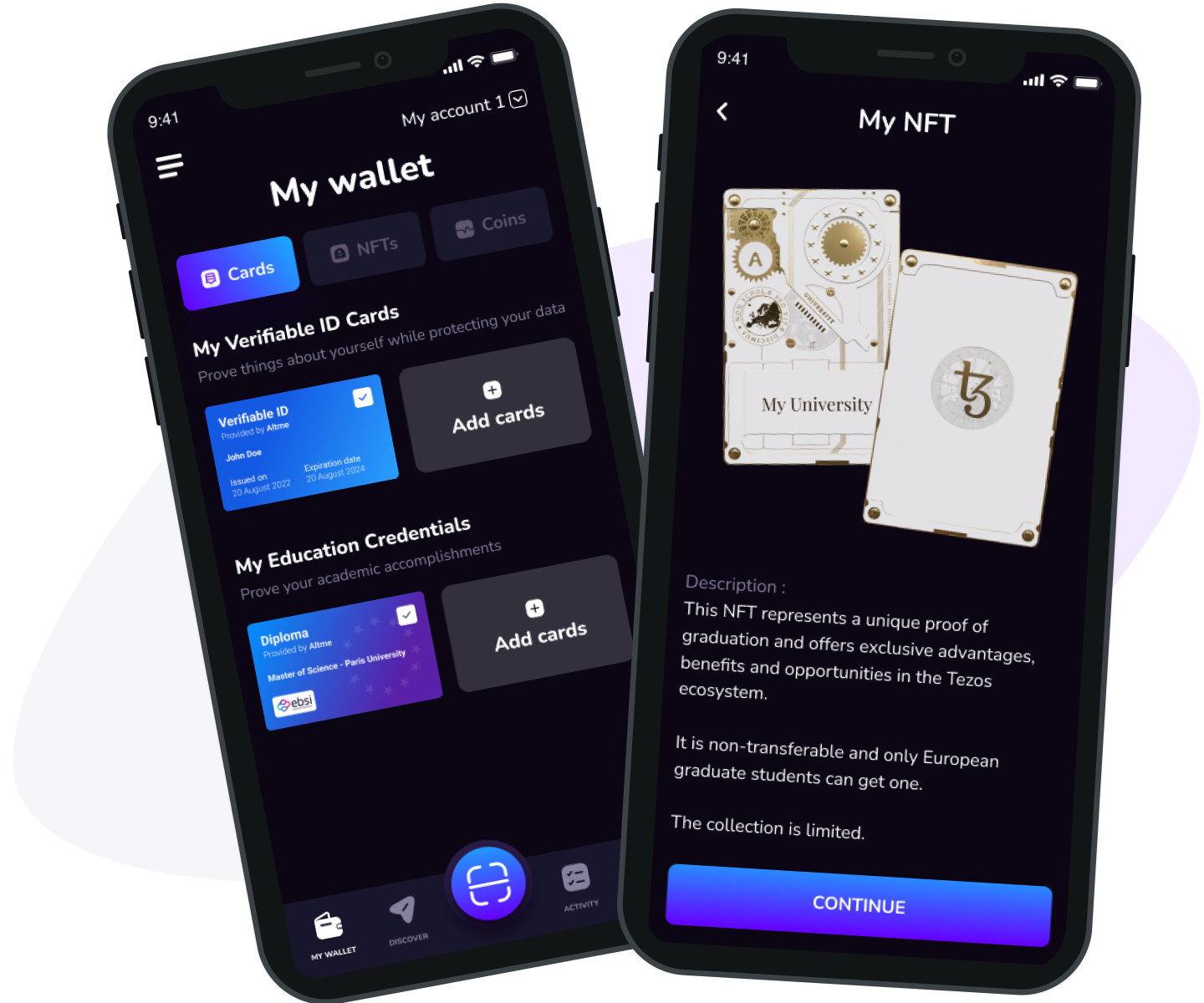Altme wallet verifiable credentials privacy