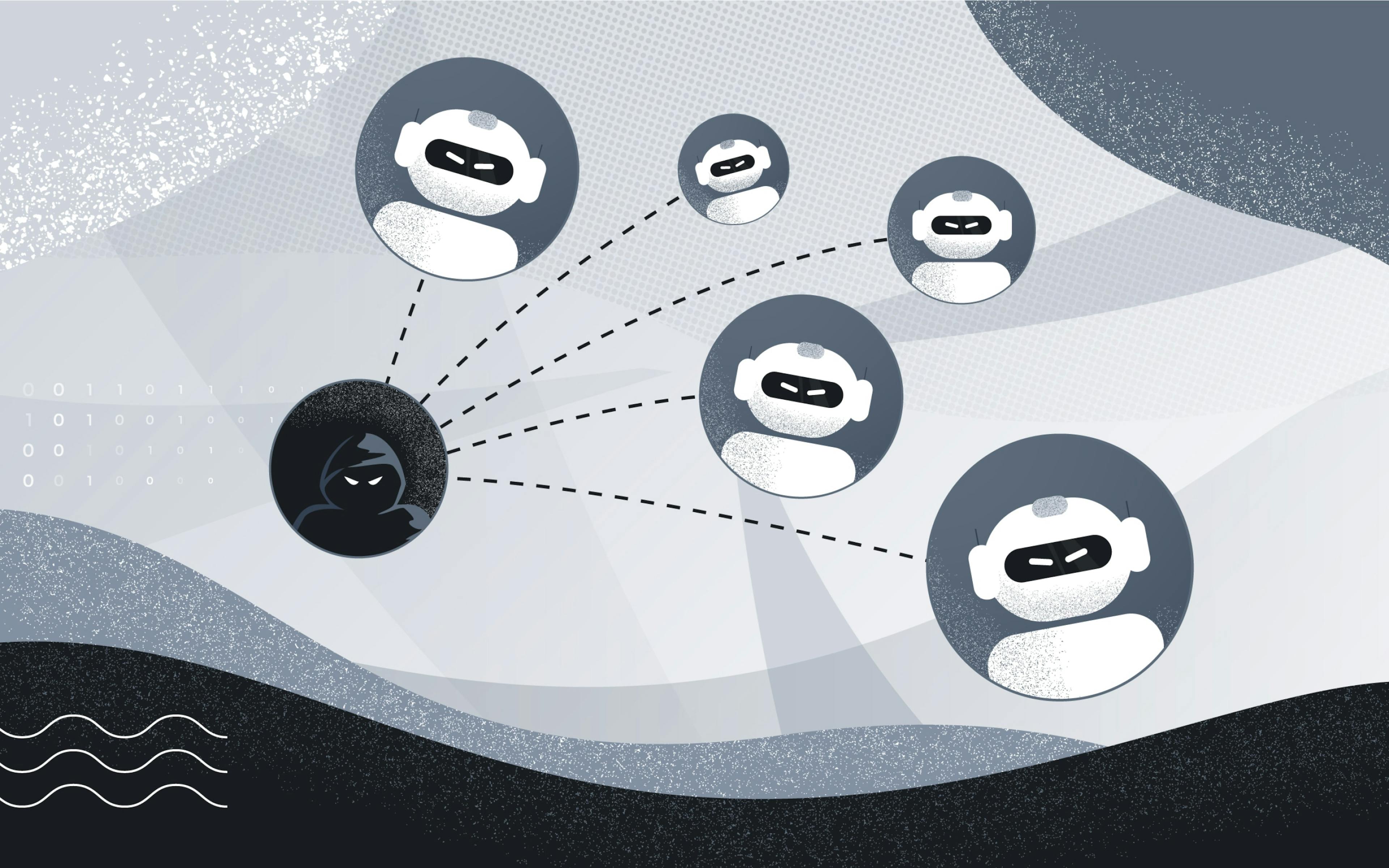 Sybil attack resistance blockchain graphic