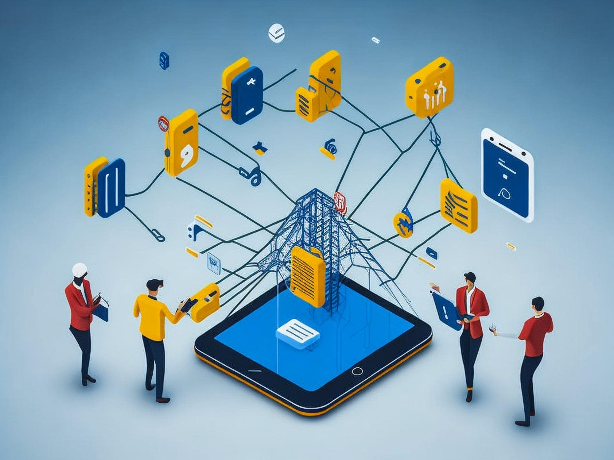 blockchain interoperability illustration