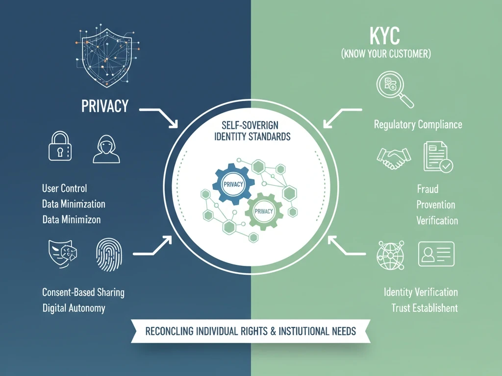Illustration showing onchain attestations connecting KYC providers to Web3 allowlists for secure and compliant wallet access in 2025