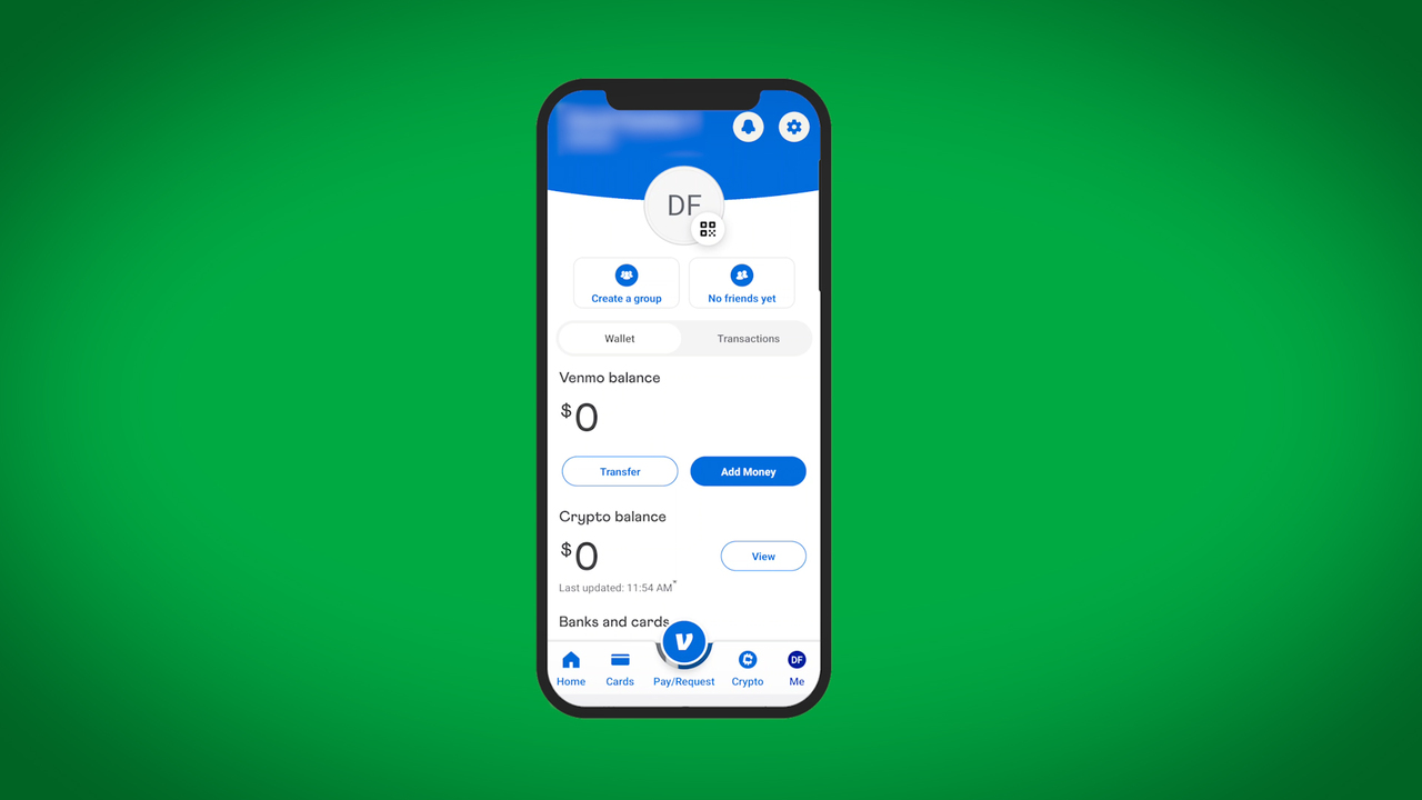 user controlling personal data wallet icon