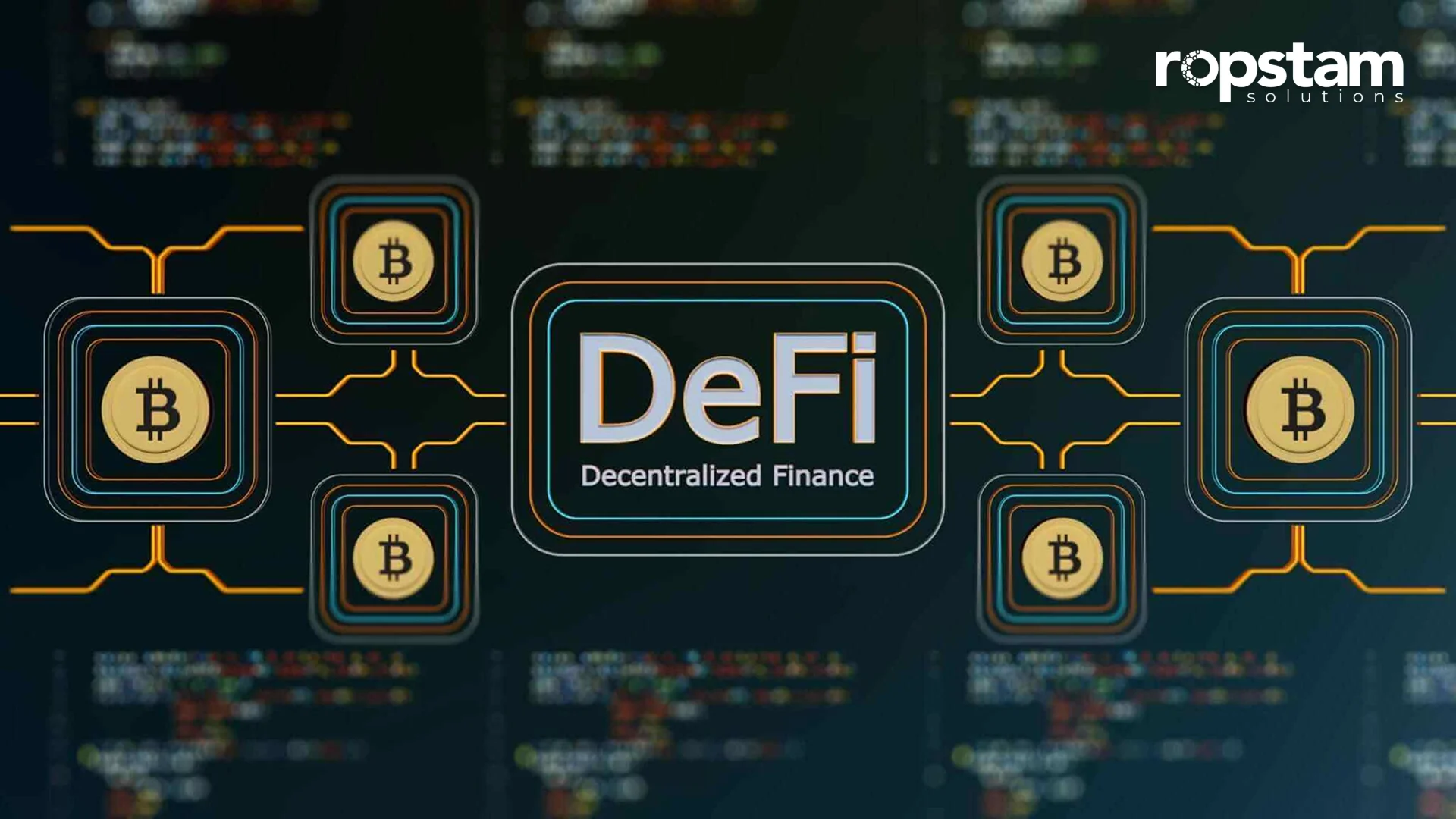 User crypto wallet with verified KYC badge connecting to multiple DeFi protocols illustration