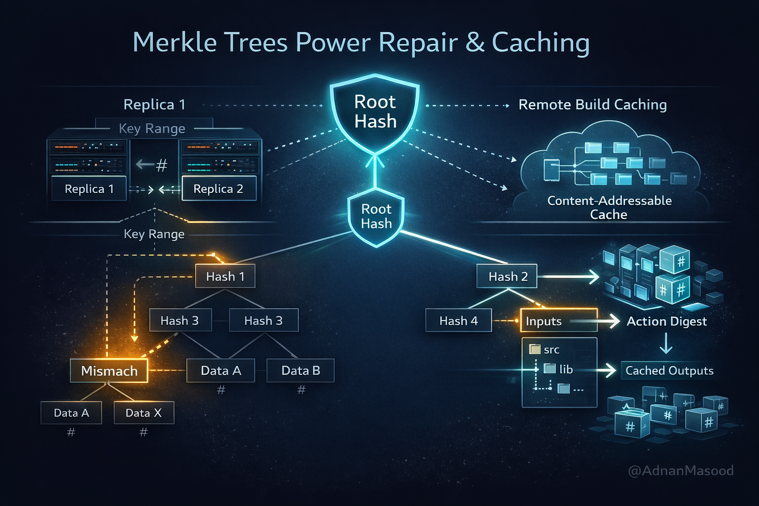 Merkle tree verifier smart contract diagram